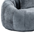 Coolmore Bean Bag Sofa Lazy Sofa Durable Comfort Lounger High Back Bean Bag Chair Couch For Adults And Kids, Indoor & Outdoor, Accent Floor Soft Lounge Chair Gray Chenille Gray Foam Chenille 2 Seat