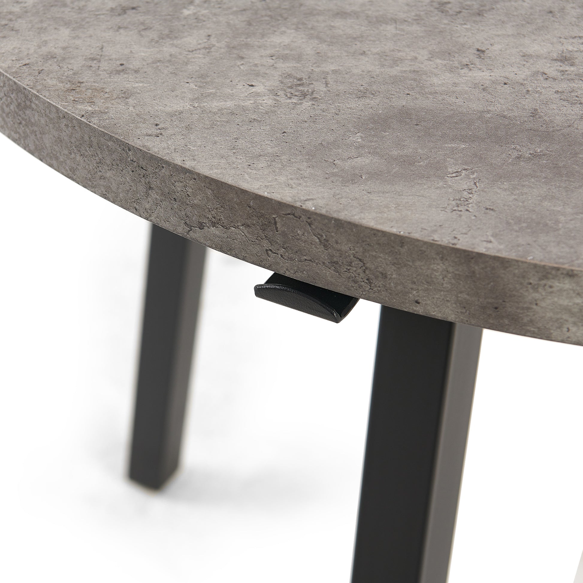 Table Top Only Grey Round Dining Table Stone Gray Mdf