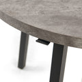 Grey Round Dining Table, Mid Century Modern Round Dining Table,Dinning Table For Kitchen Stone Gray Seats 4 Gray Kitchen & Dining Tables Round Mdf