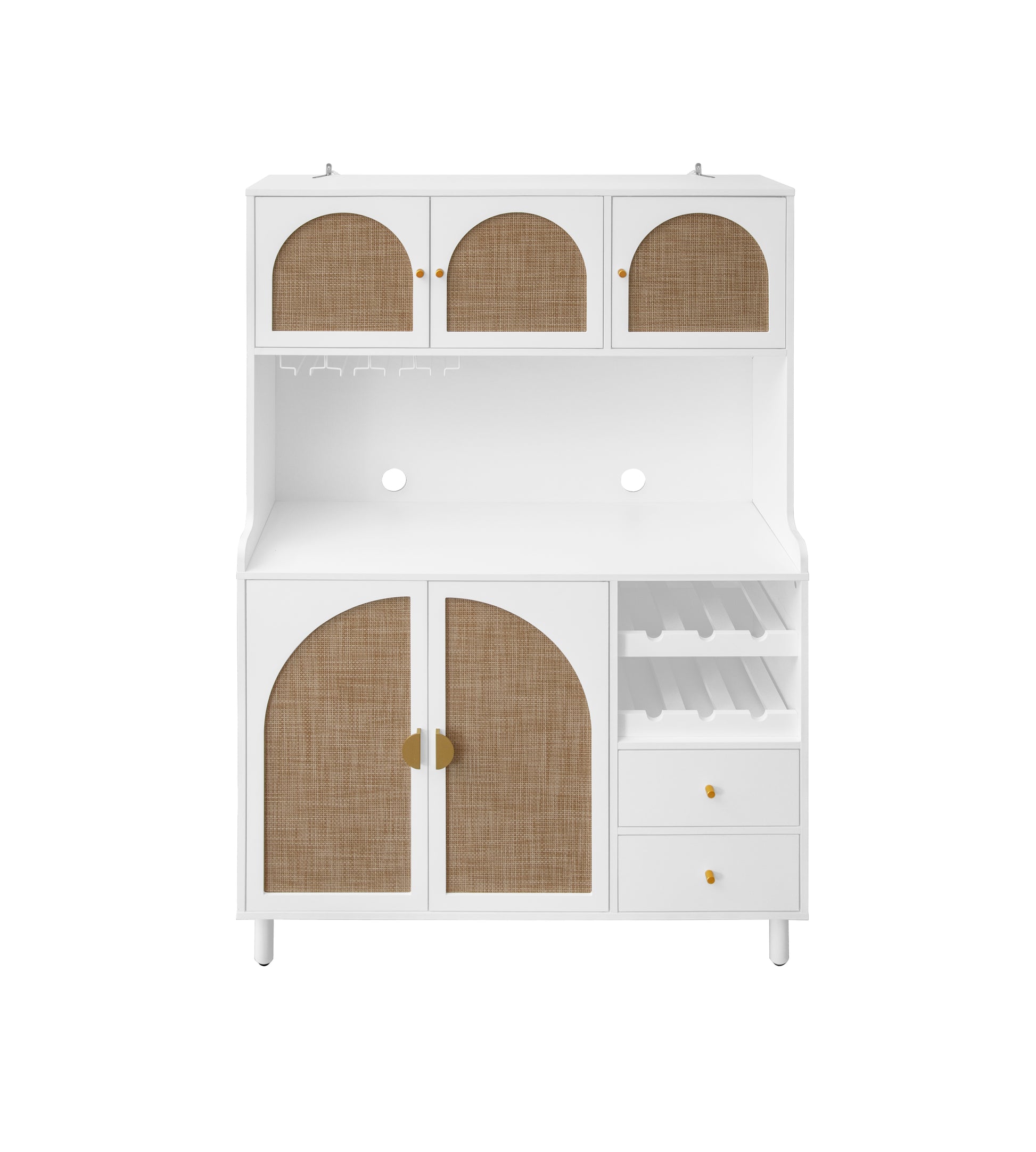 Accent Storage Cabinet, Suitable For Living Room, Bedroom, Dining Room, Study White Mdf