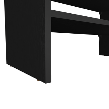 Stackable Shoe Rack Howard, Bedroom, Black Black Modern Engineered Wood