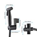 Bidet Sprayer For Toilet, Handheld Cloth Diaper Sprayer Matte Black Metal