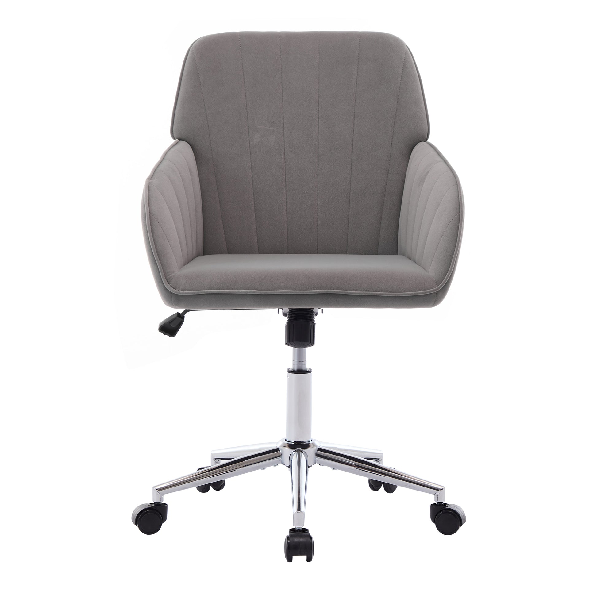 Ty Office Chair Gray Velvet