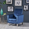 Recliner Blue Velvet