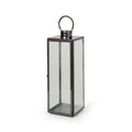 23.75'' H Stainless Steel Tabletop Lantern Black Stainless Steel