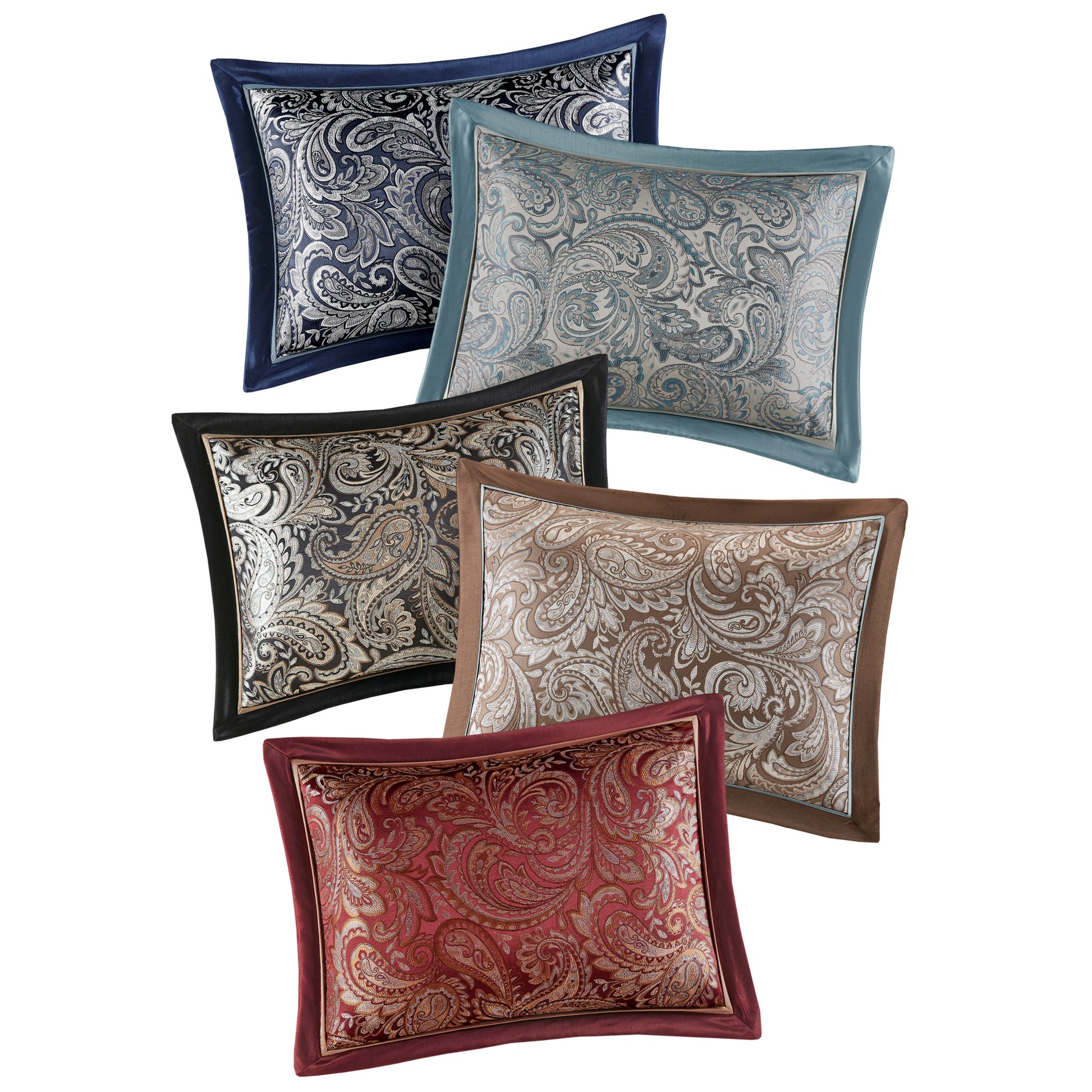 12 Piece Comforter Set With Cotton Bed Sheets Blue Brown King King Blue Brown Cotton