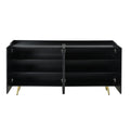 Luxurious Shoe Cabinet With 5 Metal Legs, Modern Tv Stand With 4 Adjustable Shelves For Tvs Up To 70