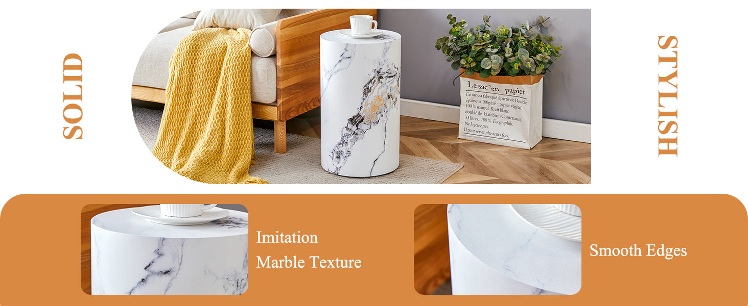 The Cylindrical Table With Its Patterned Design Can Be Easily Integrated Into A Variety Of Interior Styles, From Coffee Tables To Small Dining Tables, Workbenches Or Makeshift Writing Desks. White Mdf