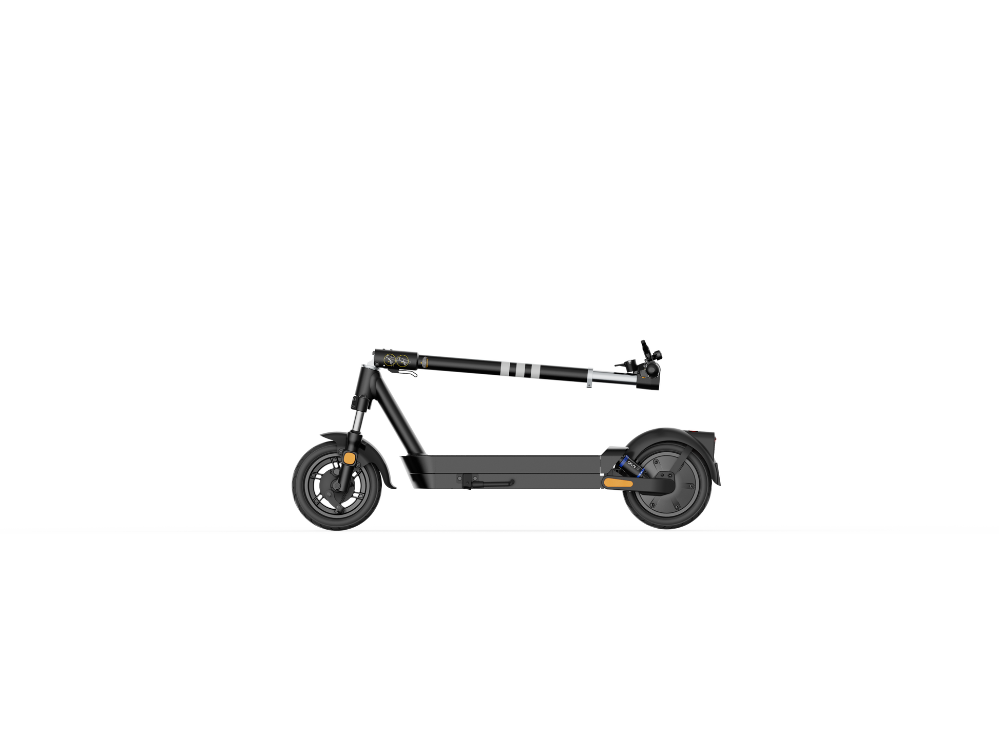 Dual Suspension Electric Scooter W 43.5 Miles Max Operating Range & 24 Mph Max Speed Black Black Aluminum