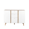 Sideboard Buffet Cabinet With 3 Drawers & 2 Doors,47.24