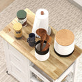 Homcom Rolling Kitchen Island Cart, Bar Serving