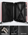 3 Pieces Set Luggage With Secure Lock Asb Durable