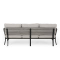 3 Seater Sofa Light Grey Fabric 3 Seat