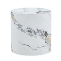 The Cylindrical Table With Its Patterned Design Can Be Easily Integrated Into A Variety Of Interior Styles, From Coffee Tables To Small Dining Tables, Workbenches Or Makeshift Writing Desks. White Mdf