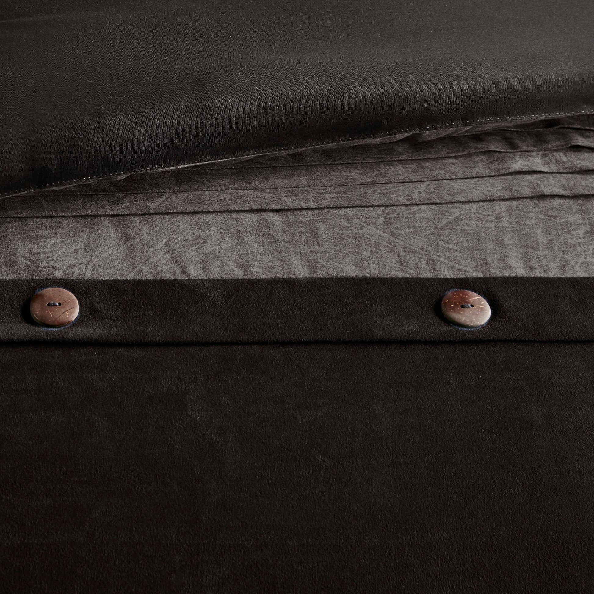 7 Piece Faux Suede Comforter Set Grey King King Grey Polyester