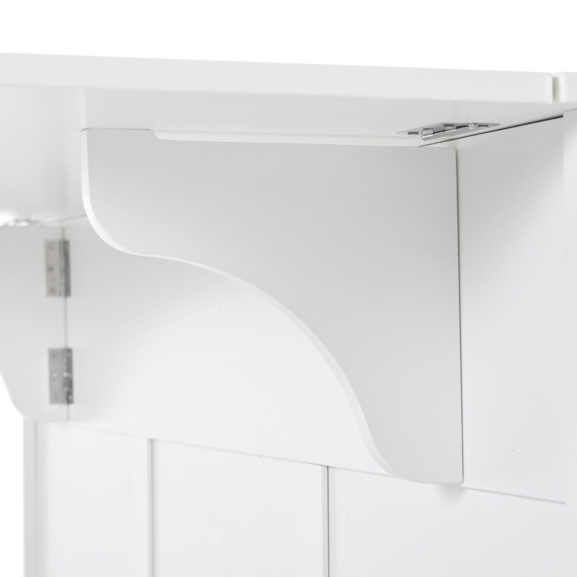 K&K 53.2'' Kitchen Island With Drop Leaf, Kitchen Storage Cart With Spice Rack, Towel Rack And 2 Drawers, Rolling Kitchen Island On Wheels With Adjustable Shelves For Kitchen, Dining Room, White White Brown Kitchen Artsy,Casual,Classic,Minimalist,Modern