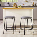 Modern Simple Counter Stool With Upholstered