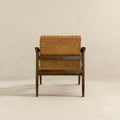 Brandon Antique Tan Leather Lounge Chair Antique Natural,Brown,Light Tan Brown Walnut Foam Genuine Leather,Solid Wood