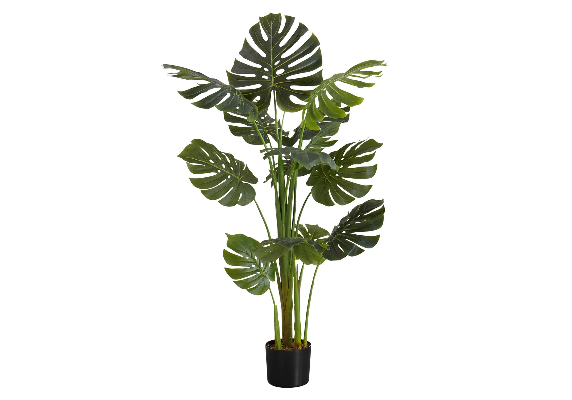 monstera artificial plant Artificial Plant, 55" Tall, Monstera Tree, Indoor, Faux, Fake, Floor,