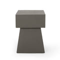 Aesop Side Table - Light Gray Magnesium Oxide