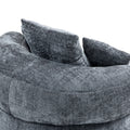 Coolmore Lazy Sofa Durable Comfort Lounger High Back Bean Bag Chair Couch With Three Pillows For Adults And Kids, Indoor & Outdoor, Single Gaming Sofa Chair For Bedroom,Office Gray Chenille Gray Foam Chenille 1 Seat