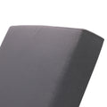 Gray Broadway Ian Chaise Lounge Cushion Triple Folds Gray Waterproof Fabric