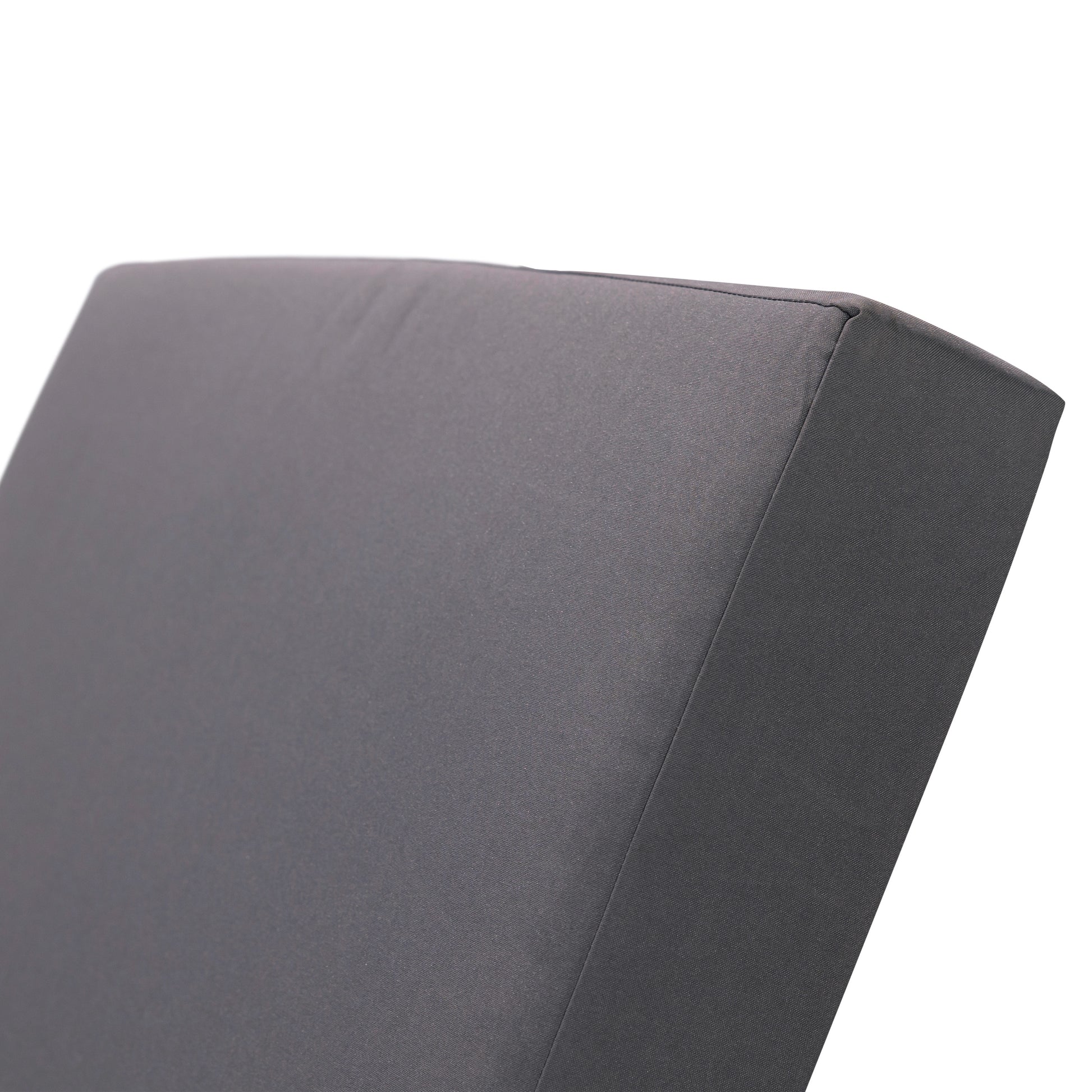 Gray Broadway Ian Chaise Lounge Cushion Triple Folds Gray Waterproof Fabric