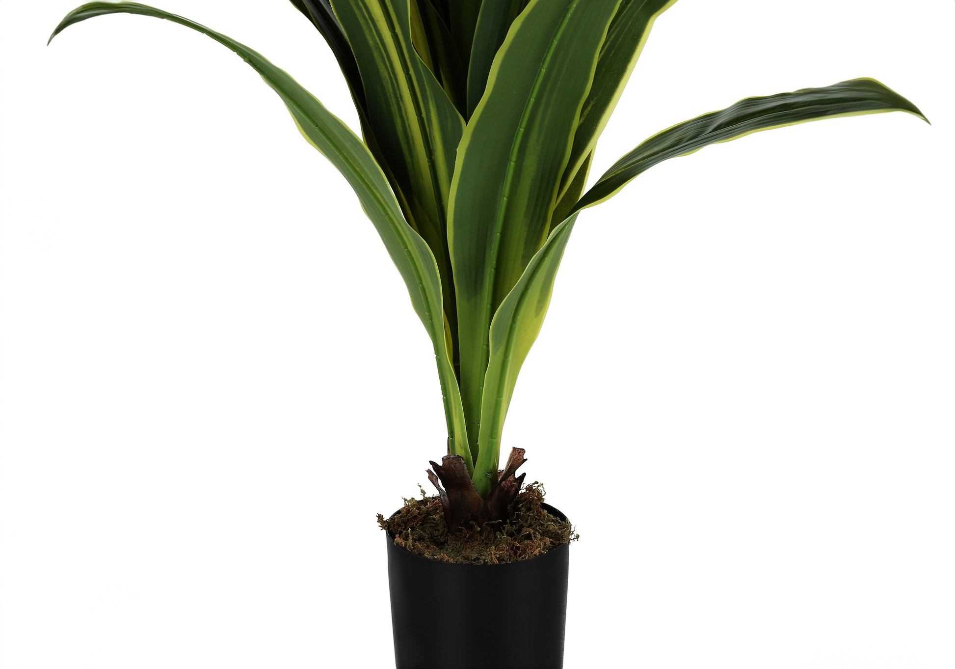 Artificial Plant, 47" Tall, Dracaena Tree, Indoor, Faux, Fake, Floor, Greenery, Potted, Real Touch, Decorative, Green Leaves, Black Pot Green Plastic