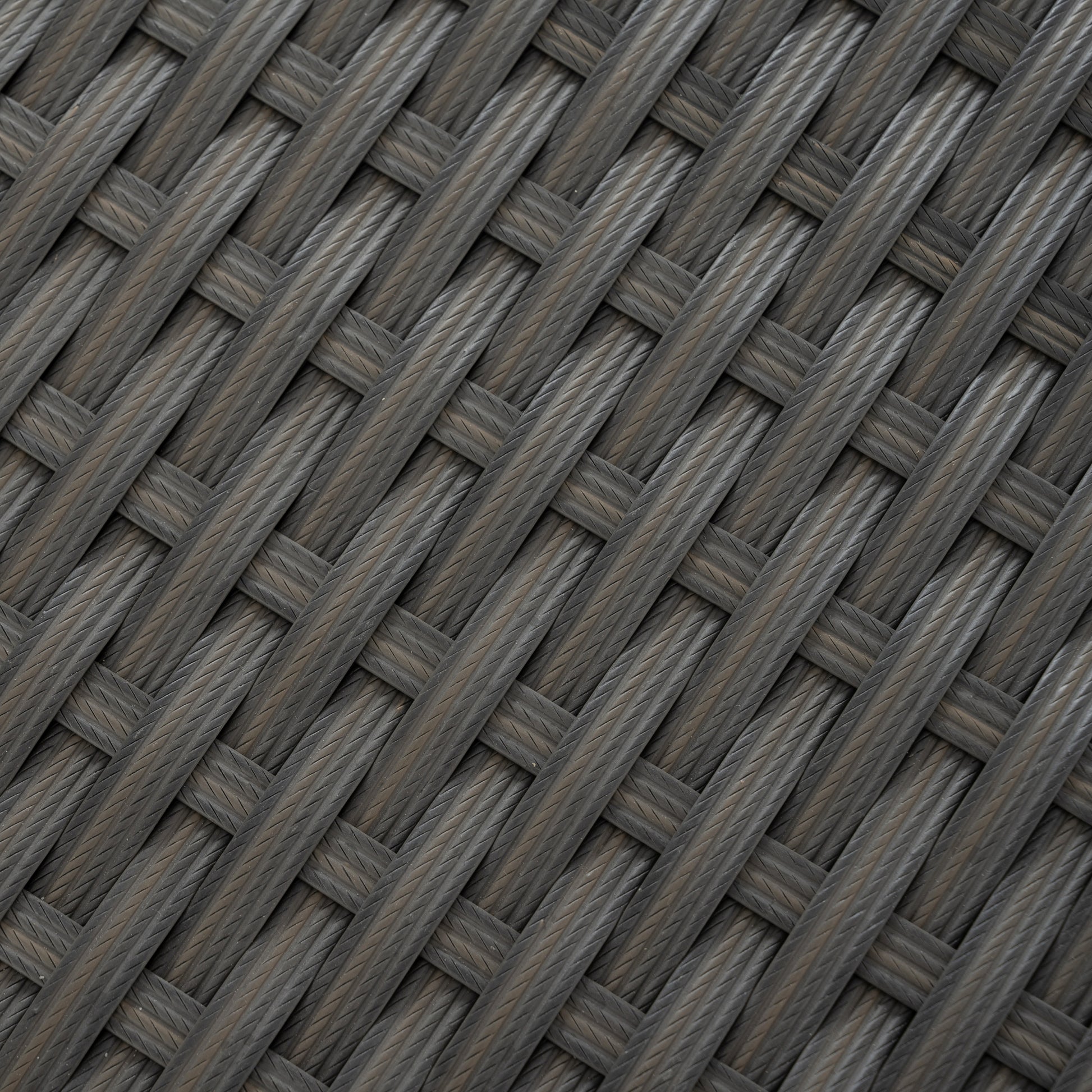 Rattan Patio Bistro Set, 3 Piece Foldable Outdoor Patio Furniture Sets, With Folding Table And Two Chairs, For Garden, Backyard, Pool, Lawn, Porch, Balcony, All Weather Rattan Style Gray Pe Rattan