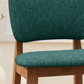 Bar Chair Dark Green Fabric