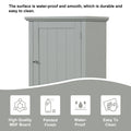 Tall Bathroom Storage Cabinet, Freestanding Storage Cabinet With Drawer And Adjustable Shelf, Mdf Board With Painted Finish, Grey Old Sku:Wf312727Aae Grey Mdf
