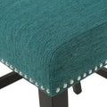 Vienna Contemporary Fabric Tufted Wingback 27 Inch teal-fabric