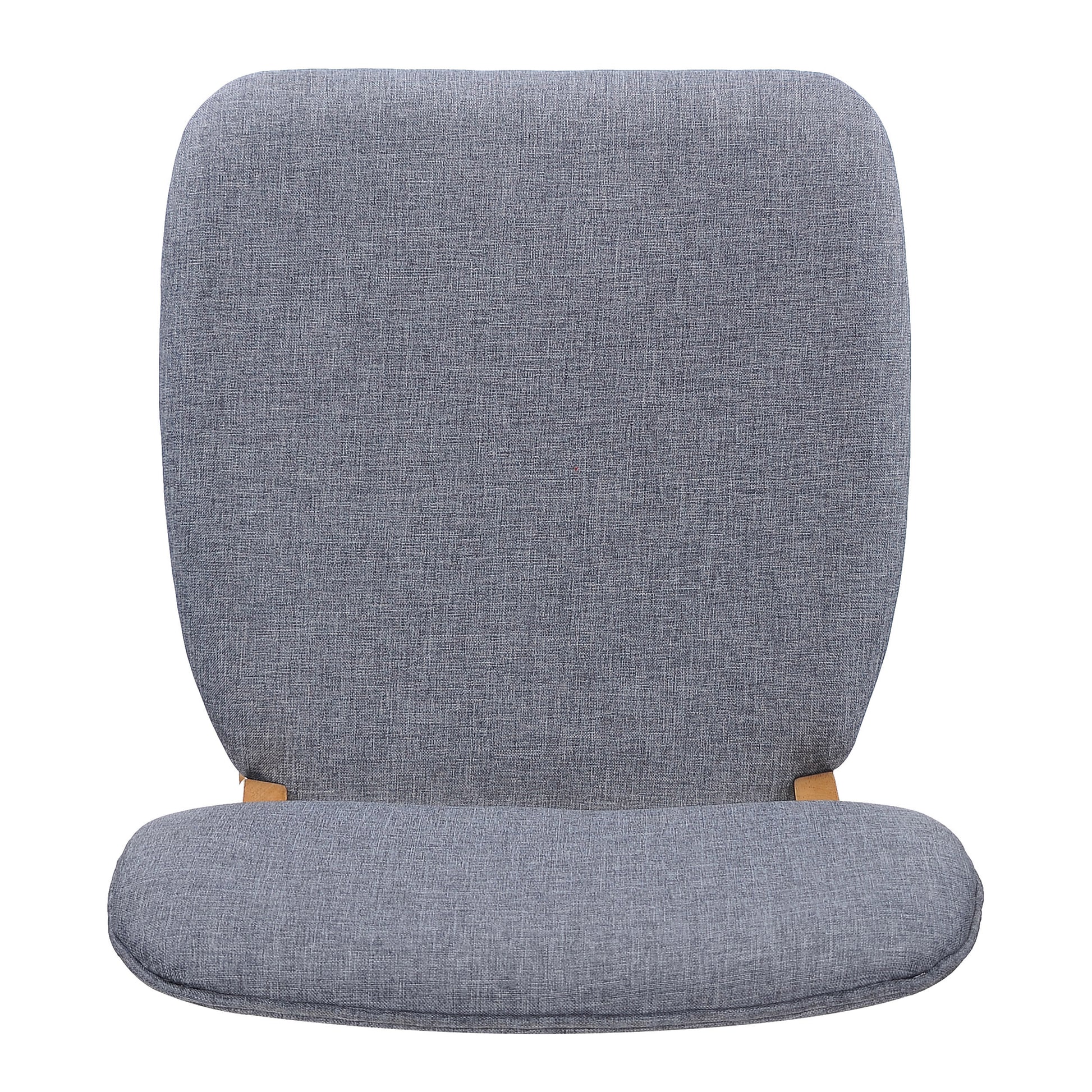 CHAIR Set of 2 gray-fabric