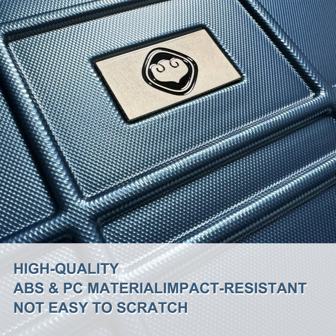 Luggage Sets Abs Pc Hardshell 4Pcs Luggage Hardside Lightweight Durable Suitcase Sets Spinner Wheels Suitcase With Tsa Lock 12 20 24 28 ,Pearl Blue Blue Abs Pc