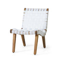 Charlotte Lounge Chair White Acacia Wood
