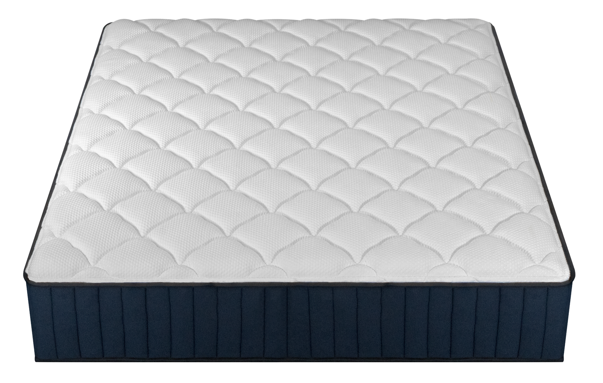 Twin Xl Size Serenity 12" Medium Tight Top Cooling Gel Memory Edge Support Pocket Spring Premium Hybrid Mattress White Black Blue Polyester Foam Spring Twin Xl