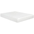 Super Plush 10 In. Medium Gel Memory Foam Mattress For Full Size Bed In A Box Withwhite Aloe Vera Cover White Bedroom Modern Memory Foam Polyester Full