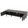 Tv Stand Gray 50 59 Inches Mdf Metal