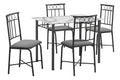 Dining Table Set, 5Pcs Set, Small, 40