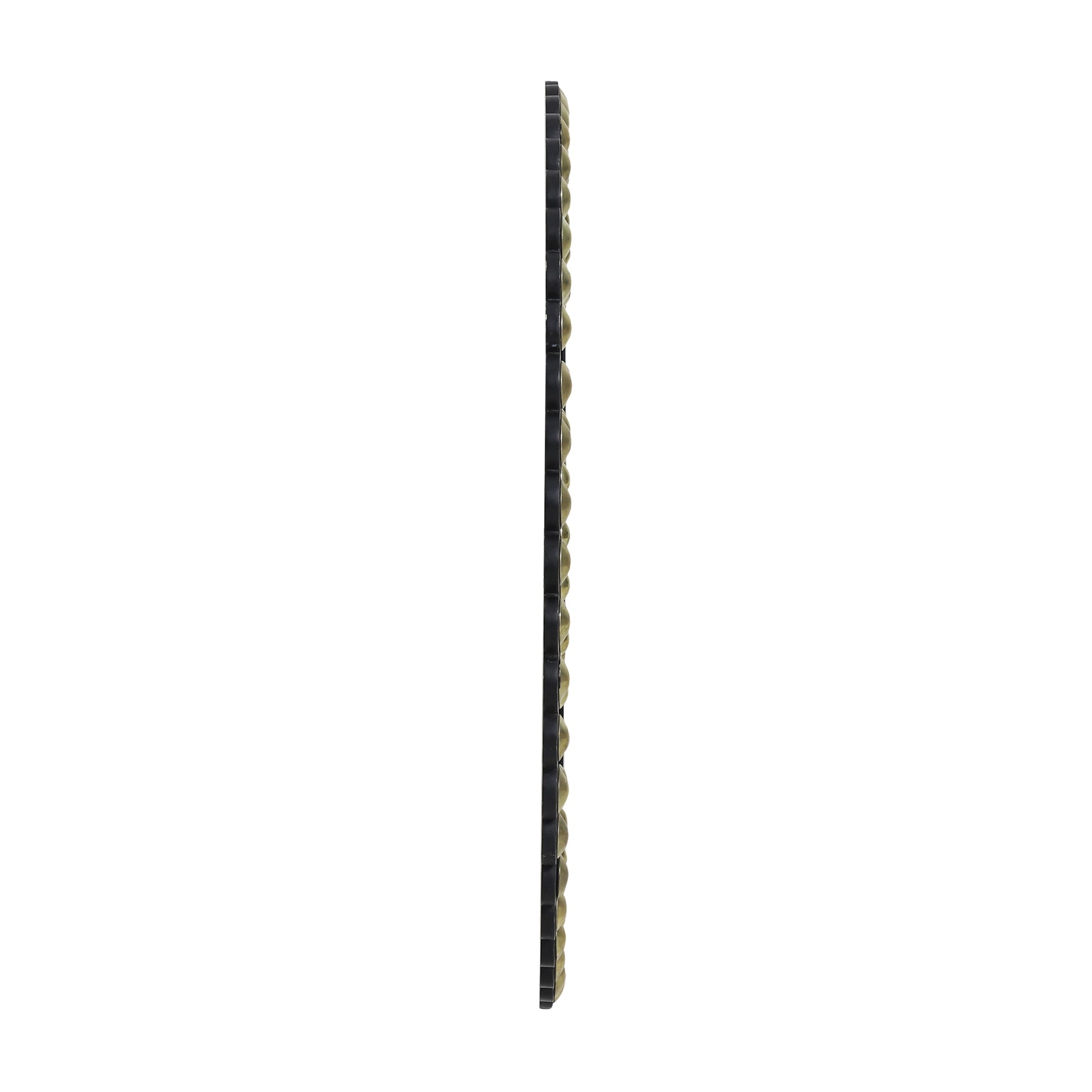 Wall Mirror Black Iron