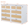 Queen Murphy Bed With Large Drawers,White Queen White Plywood