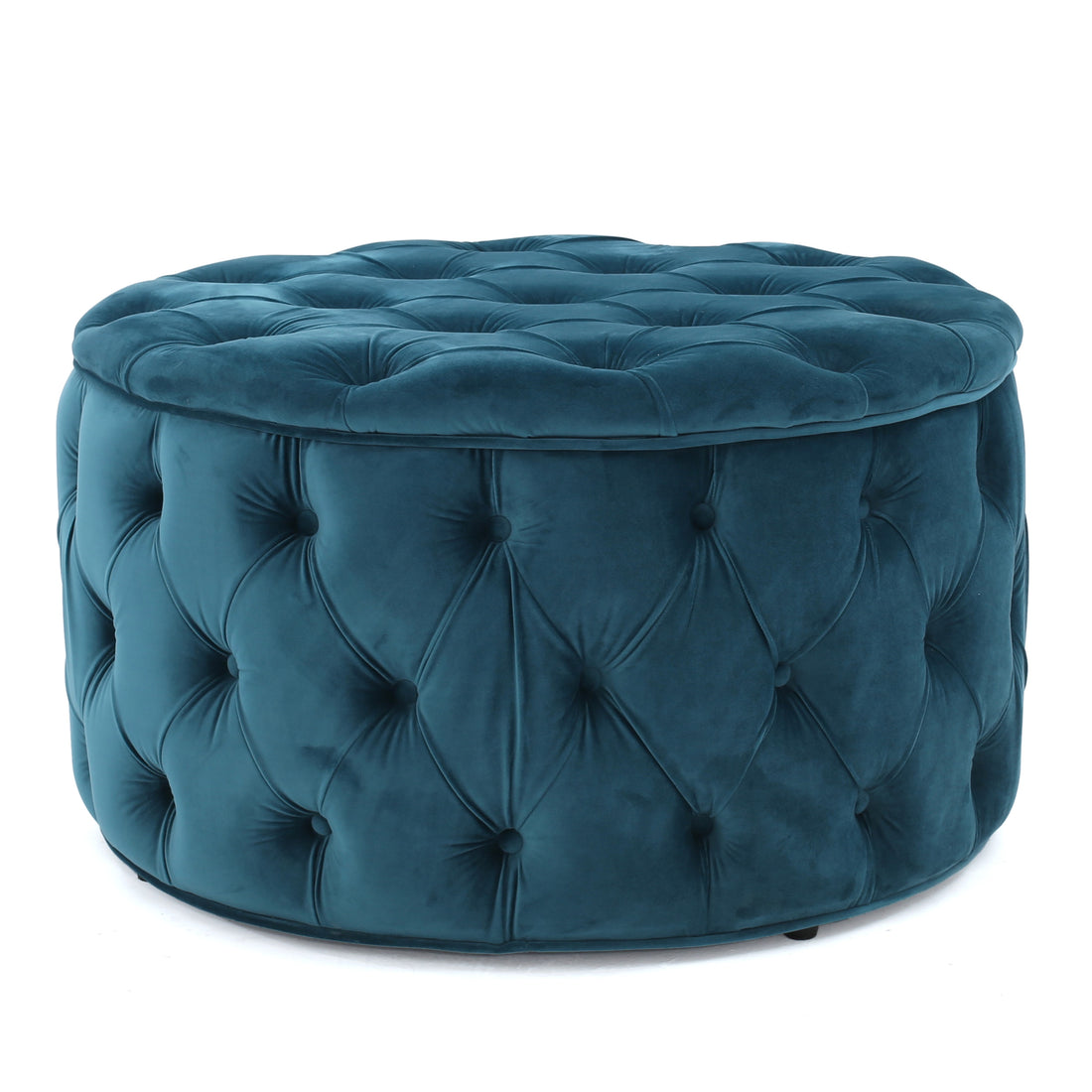 Ottoman Teal Velvet