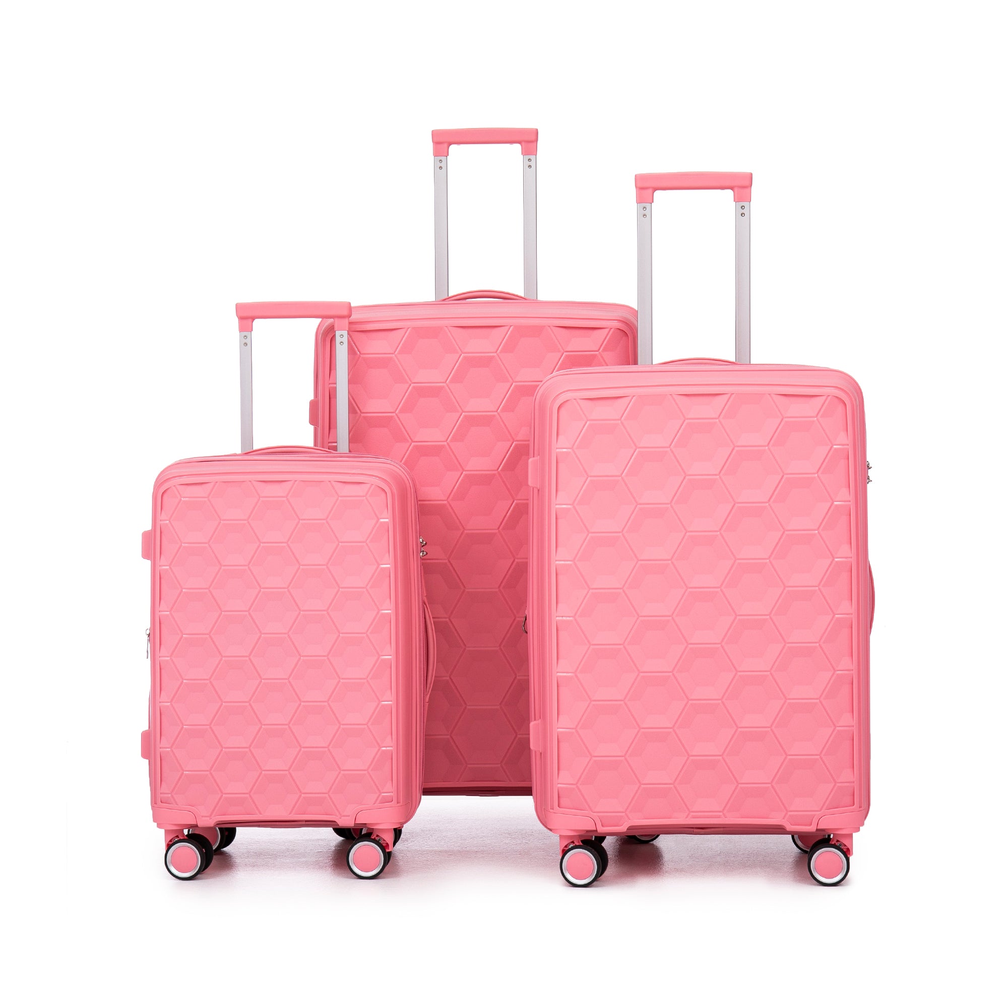 Pp Luggage Sets 3 Piece 20 24 28 , Expandable Carry On Luggage With Ts