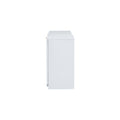 Vertical Stripes And Wavy Design Of A Four Door Cabinet Cabinet Suitable For Hallway, Entryway, Living Room 3 4 Spaces White Primary Living Space Artsy Mdf