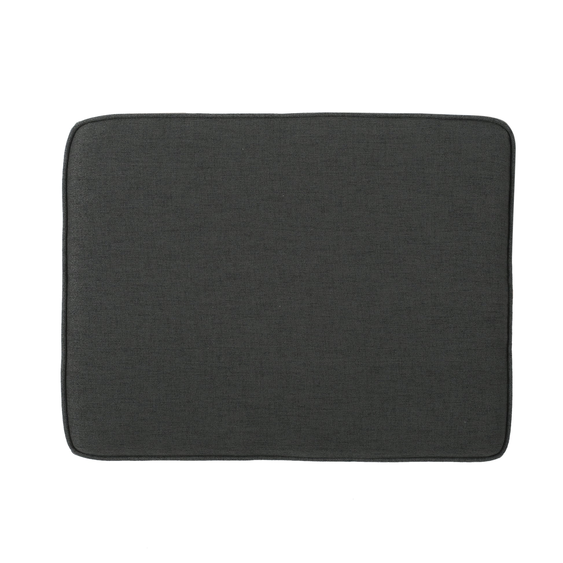 Ottoman Dark Gray Fabric