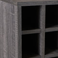 Wine & Bar Cabinet Grey Particle Board