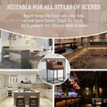Coolmore Counter Height Bar Stools Set Of 2, Modern Square Bar Stool With Back, Black Metal Frames, Upholstered Bar Stools For Kitchen Island, Pub, Club Brown Pu Brown Pu Primary Living Space Foam Pu