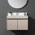 31 Inch Marble Vanity Top, Bathroom Vanity Top With Undermount Rectangular Middle Sink And 4