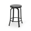 Counter Stool - Black Wood Metal