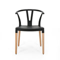 PLASTIC DINING CHAIR black-polypropylene